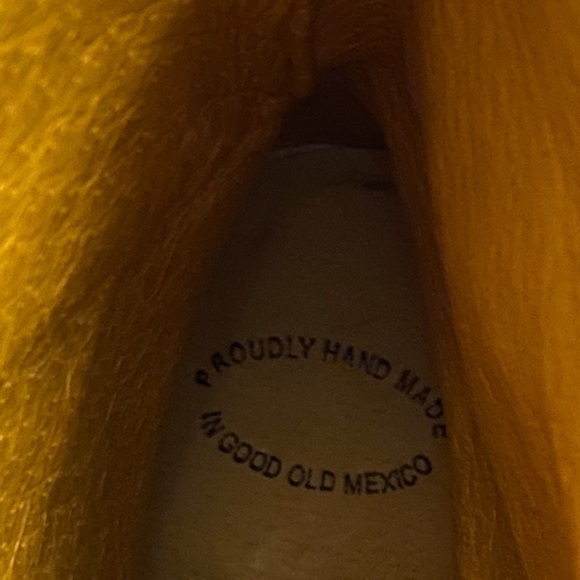 Corset lace up boots proudly hand made in good old Mexico 7.5 - Picture 6 of 8